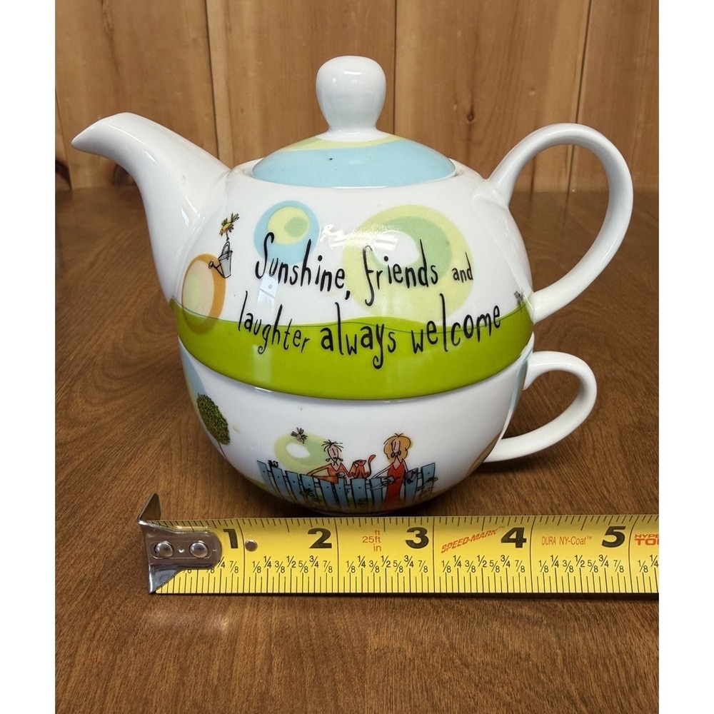 Creative Tops Born To Shop Gifts For Her Sunshine Friends Laughter Cup Teapot 09 - Picture 14 of 15